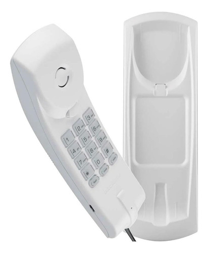 Telefone C/fio Gondola Tc 20 Branco Intelbras Mesa Ou Parede