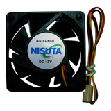 Ventilador Cooler 60x60x15 12v Ruleman Nisuta Fan60 Premium