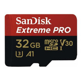Tarjeta De Memoria Sandisk Extreme Pro Con Adaptador Sd 32gb