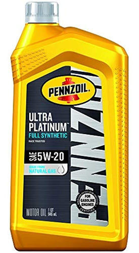 Pennzoil 5500408636pk Ultra Platinum 5w20 Aceite De Motor Si