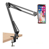 Suporte Base Girafa De Mesa Celular Tablet iPad Ajustável Nf