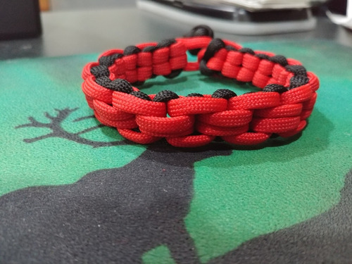 Pulsera Supervivencia Paracord Estilo Cadena