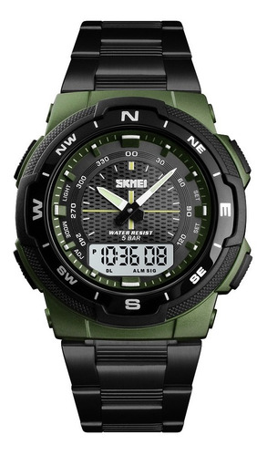 Reloj Cronómetro Digital Skmei 1370 Alarma Calendar Militar