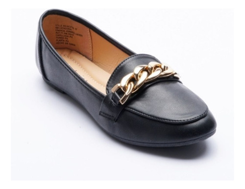 Mocasines Con Cadena Zapatos De Dama Elegantes Chinitas