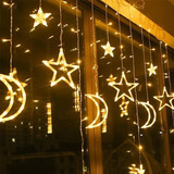 Luces De Navidad Y Decorativas Hogar De Estrellas Y Lunas