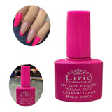 Esmaltes Em Gel Lirió Seca Na Cabine Rosa Pink 10ml Novidade