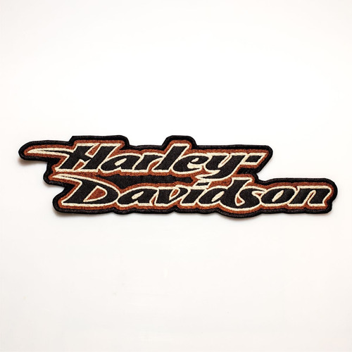 Patch Bordado Harley Davidson Faixa Laranjagr Hdm004l350a089