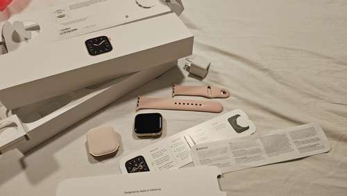 Apple Watch Series 5 Rosé 44mm Perfeito