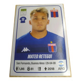 Figurita Mateo Retegui Fútbol Argentino 2023 Tigre