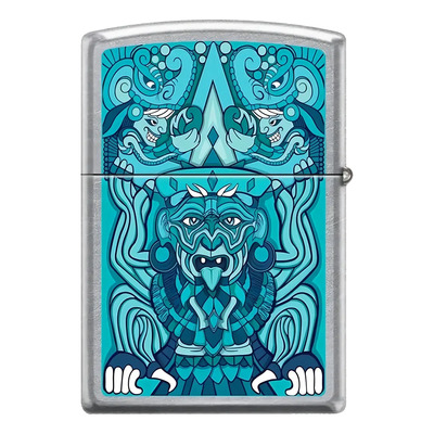 Encendedor Zippo Diseña Tu Mexico Tiempo Turquesa Recargable