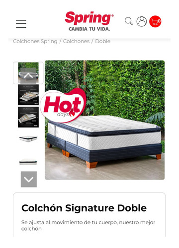 Colchon + Base Cama Con Solo 3 Meses De Compra Con Garantia