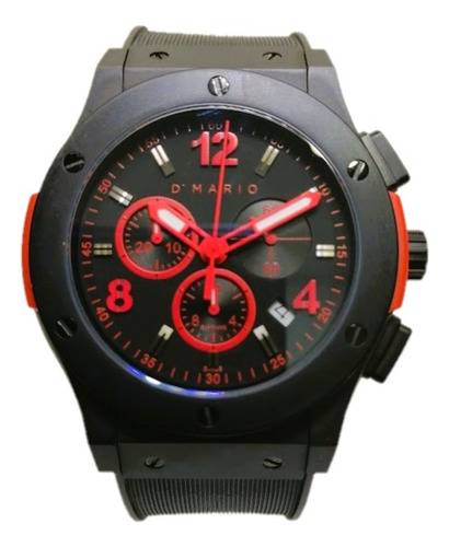 Reloj Dmario Kr4133 Rojo Hombre 100% Original 