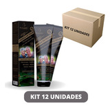  Kit 12 Pomada Fisiofort Premium Preto Atacado 150g