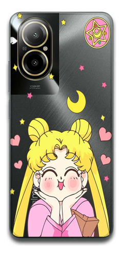 Funda Sailor Moon 3 Transparente Para Realme