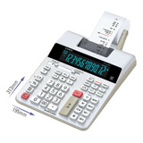 Calculadora Con Pantalla Lcd En Espiral Casio Fr-2650rc, Color Blanco
