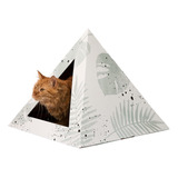Pirámide De Cartón Para Gatos, Cama Moderna Y Casa De Juegos