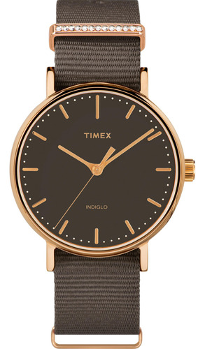 Reloj Timex Fairfield Cristal Swarovski(r) 37mm-tw2r48900