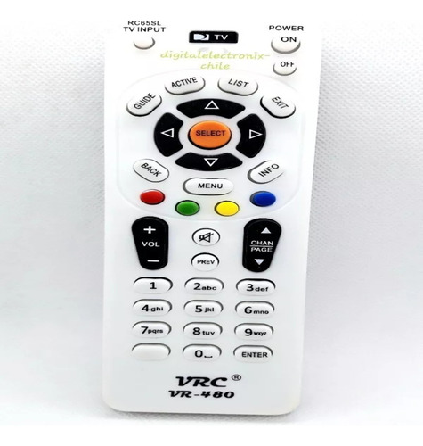 Control Remoto Universal Compatible Deco Directv Vrc-0480