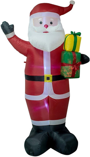 Inflable Santa Claus Navidad Luz 2.40 Metros Yc