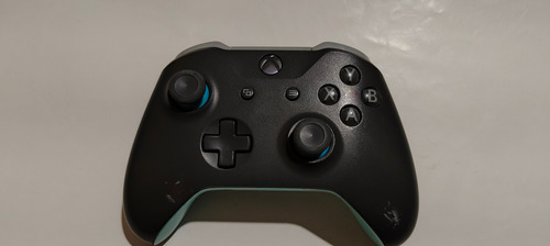 Control Xbox One 3ra Gen Gris Azul Original Medio Uso Caja