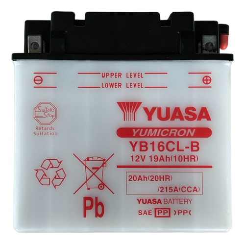 Bateria Moto De Agua Yuasa Yb16cl-b 12v 19ah