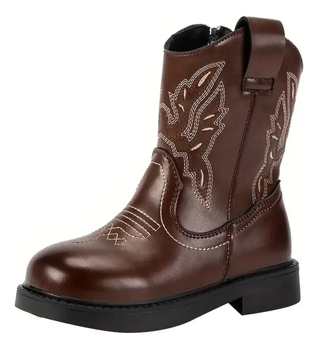 Botas Para Niño Niñas Zapato Vaqueras Occidentales Botin | Meses sin interés
