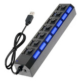 Micro Usb Hub 2.0 Multi Usb 7 Portas Hub Usb Alta Velocidade