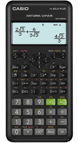 Calculadora Casio Calculadora Cientifica Fx-82la Plus Color Negro