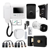 Kit Interfone Camera Ivr 1010 Intelbras Completo Acessórios