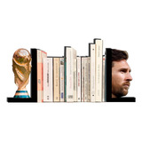 Messi Sujeta Libros Organizador Soporte Dvds  Unicos