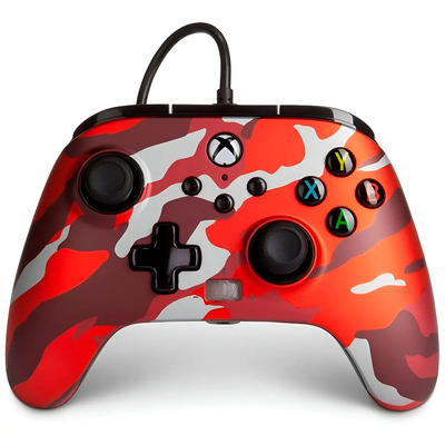 Control joystick ACCO Brands PowerA Enhanced Wired Ctrl Advantage Lumectra metallic red | Envío gratis