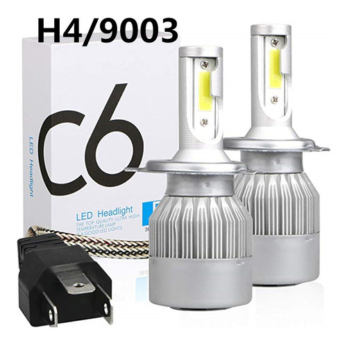 Kit Led Auto Csp H4 9003 Alta Luz Blanca 6000k