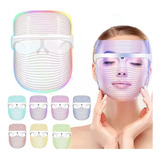 Máscara Facial Led De 7 Colores Para Terapia De Luz Inalámbr