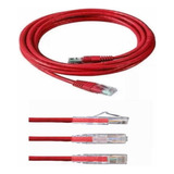 Cable Internet De 190 Cm Color Rojo