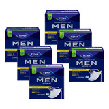 Kit C/ 6 Absorv Masculino Tena Men Level 2 Com 60 Unidades