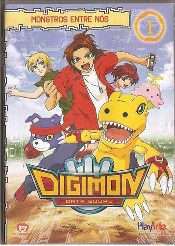 Dvd Digimon Data Squad Vol 1 - Monstros Entre Nos - Original