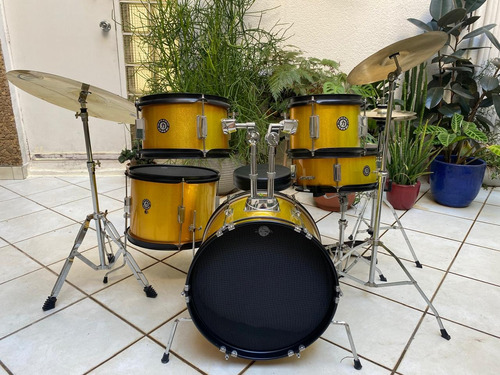 Bateria Infantil Nagano One C/ Condução E Kit Pele Muda