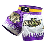 Short Muay Thai Kick Boxing Economico Fire Sports