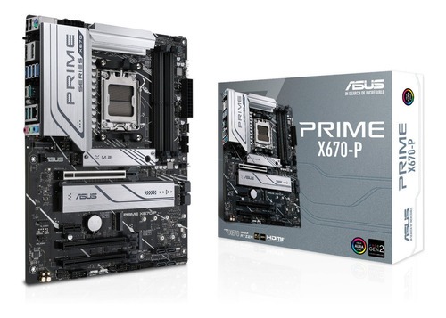 MOTHERBOARD ASUS PRIME X670-P AMD RYZEN AM5 DDR5 PCIE 5.0 NEGRO