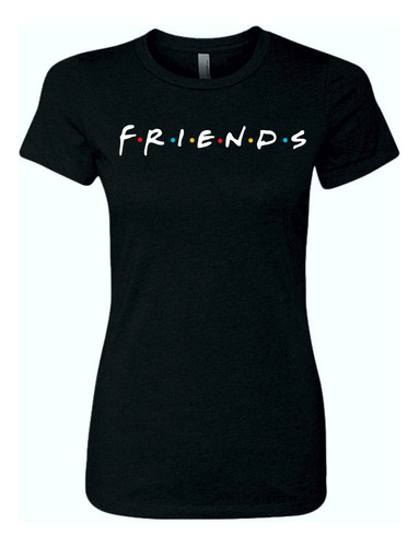 Camiseta Friends Femenina Serie Black Dama