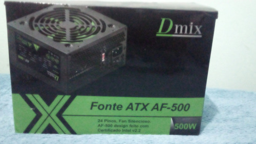 Fonte De Alimentação Para Pc Gamer Axt 500w Silencioso