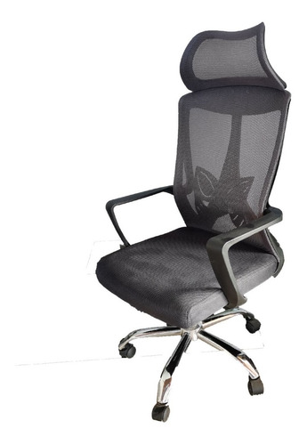 Silla Ejecutiva Oficina Con Espaldar En Malla Ergonomica 