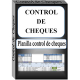 Planilla Excel Para Control De Cheques Porpios Y 3ros