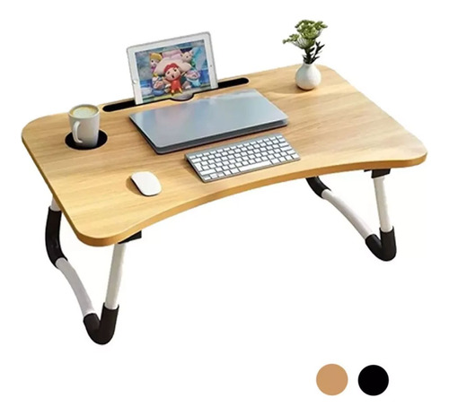 Mesa P/ Notebook Dobrável Portátil Home Office Refeição Cama