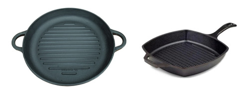 Set Sarten Grill + Olla Con Asas En Loderaggio