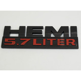 Emblema Hemi 5.7 Liter Dodge Ram Challenger Charger Durango