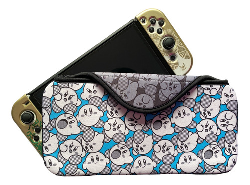 Nintendo Switch Oled Estuche Protector Kirby Mass Attack Ds