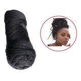 Cabelo Fio Panamá Preto P/ Tranças Ou Dreads - 4 Pacotes