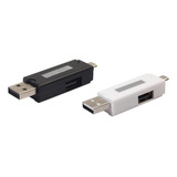 Lector De Tarjetas Tf Micro Usb Otg Hub Adapter Para