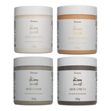 Kit Argilas Em Pó Linha Basic Via Aroma 300g Limpeza De Pele